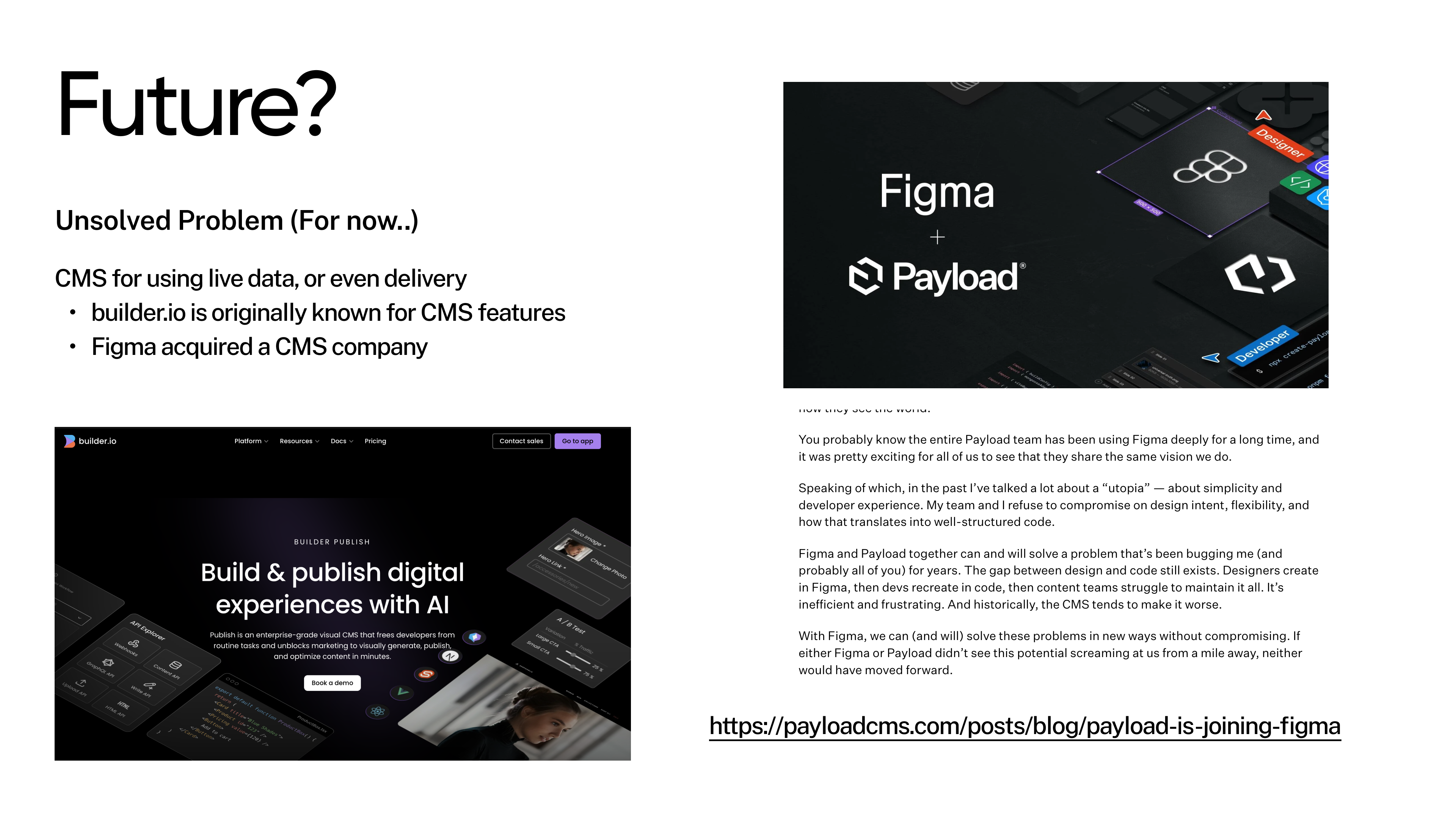 Competitive Analysis materials shared internally after using major AI prototyping tools.